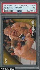 Georges St Pierre [Gold] #20 Ufc Cards 2015 Topps UFC Knockout Prices