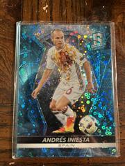 Andres Iniesta [Neon Blue] Soccer Cards 2016 Panini Spectra Prices