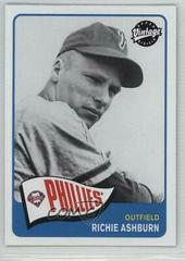 Richie Ashburn Baseball Cards 2003 Upper Deck Vintage Prices
