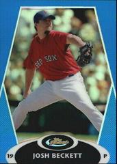 Josh Beckett [Blue Refractor] Baseball Cards 2008 Finest Prices