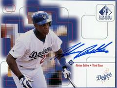 Adrian Beltre Baseball Cards 1999 SP Signature Autographs Prices