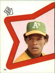 Rickey Henderson #159 Baseball Cards 1983 Topps Stickers Prices