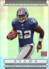 Andre Brown [Blue Refractor] #111 Football Cards 2009 Topps Platinum Prices