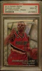 Damian Lillard [Prizm] #9 Basketball Cards 2014 Panini Prizm SP Variations Prices