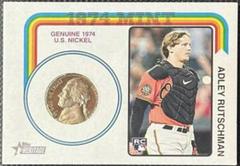 Adley Rutschman [Nickel] #74MR-AR Baseball Cards 2023 Topps Heritage 1974 Mint Relics Prices