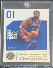 Andre Drummond [Gold] #4 Basketball Cards 2018 Panini Chronicles Prices