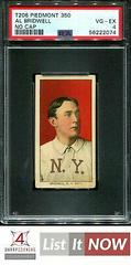 Al Bridwell [No Cap] Baseball Cards 1909 T206 Piedmont 350 Prices