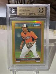 Manny Machado [Gold Refractor] #BCP217 Baseball Cards 2012 Bowman Chrome Prospects Prices