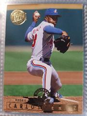 Carlos Perez #M-19 Baseball Cards 1995 Ultra Gold Medallion Prices