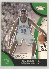 O.J. Mayo [Green Refractor] #103 Basketball Cards 2007 Finest Prices