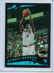 Chris Webber Refractor #69 Basketball Cards 2005 Topps Chrome Prices