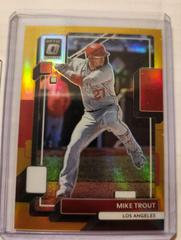 Mike Trout [Gold] Baseball Cards 2022 Panini Donruss Optic Prices