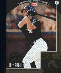 Jeff Abbott #164 Baseball Cards 1998 Donruss Preferred Prices