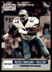 Russell Maryland #253 Football Cards 1991 Pro Set Spanish Prices