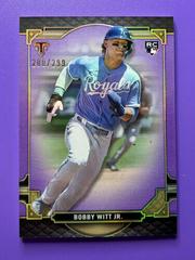 Bobby Witt Jr. Baseball Cards 2022 Topps Triple Threads Rookie Autographs Prices