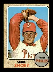 Chris Short #139 Baseball Cards 1968 Topps Milton Bradley Prices