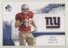 Bear Pascoe #291 Football Cards 2009 SP Authentic Prices