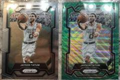 Jayson Tatum [Green Wave] #2 Basketball Cards 2023 Panini Prizm Prices