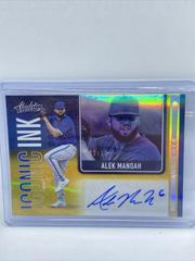 Alek Manoah [Spectrum Gold] Baseball Cards 2022 Panini Absolute Iconic Ink Autographs Prices