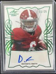 DeVonta Smith [Green] #BA-DS2 Football Cards 2021 Leaf Trinity Signatures Prices