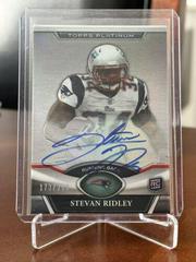 Stevan Ridley [Autograph Blue Refractor] #15 Football Cards 2011 Topps Platinum Prices