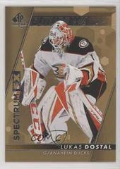 Lukas Dostal [Gold] #S-72 Hockey Cards 2022 SP Authentic Spectrum FX Prices