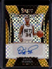 Devin Harris [Gold Prizm] Basketball Cards 2021 Panini Select Signature Selections Prices
