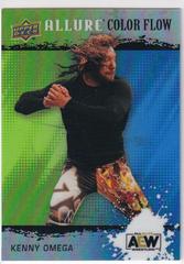 Kenny Omega [Green Blue] #R-12 Wrestling Cards 2022 Upper Deck Allure AEW Color Flow Prices