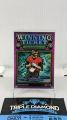 Tom Brady [Silver] #WT-TBR Football Cards 2021 Panini Contenders Winning Ticket Prices