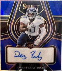Dez Fitzpatrick [Blue] #RS-DFI Football Cards 2021 Panini Select Rookie Signatures Prices