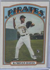 Ke'Bryan Hayes [Action] #97 Baseball Cards 2021 Topps Heritage Prices