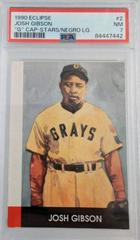 Josh Gibson [Correct Picture, G On Cap] #2 Baseball Cards 1990 Eclipse Stars of the Negro Leagues Prices