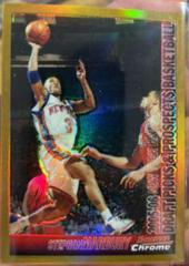 Stephon Marbury [Chrome Gold Refractor] #103 Basketball Cards 2005 Bowman Prices