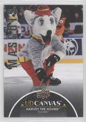 Harvey The Hound [Black] Hockey Cards 2021 Upper Deck UD Canvas Prices