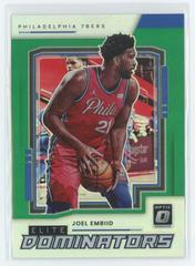 Joel Embiid [Green] #4 Basketball Cards 2021 Panini Donruss Optic Elite Dominators Prices