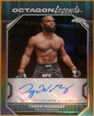Tyron Woodley [Refractor] #OLA-TWO Ufc Cards 2024 Topps Chrome UFC Octagon Legends Autograph Prices