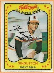 Ken Singleton #39 Baseball Cards 1981 Kellogg's Prices