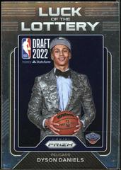 Dyson Daniels #6 Basketball Cards 2022 Panini Prizm Luck of the Lottery Prices