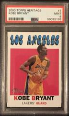 Kobe Bryant #7 Basketball Cards 2000 Topps Heritage Prices