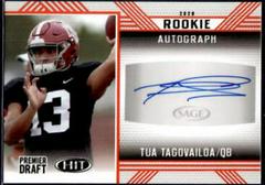 Tua Tagovailoa [Orange] #A1 Football Cards 2020 Sage Hit Rookie Autograph Prices