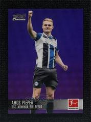 Amos Pieper [Purple Refractor] #19 Soccer Cards 2021 Stadium Club Chrome Bundesliga Prices