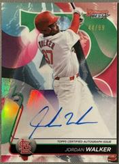 Jordan Walker [Green Refractor] Baseball Cards 2020 Bowman's Best of 2020 Autographs Prices