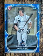 Jacob Berry [Blue Pattern] #BP-108 Baseball Cards 2023 Bowman Paper Prospects Prices