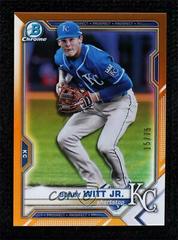 Bobby Witt Jr. [Yellow Refractor] Baseball Cards 2021 Bowman Chrome Prospects Prices