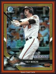 Trey Mancini [Gold Refractor] #BNR-TM Baseball Cards 2018 Bowman Chrome National Convention Prices