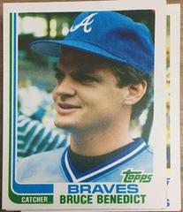 Bruce Benedict [Blackless] Baseball Cards 1982 Topps Prices