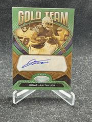 Jonathan Taylor [Green] Football Cards 2022 Panini Certified Gold Team Prices