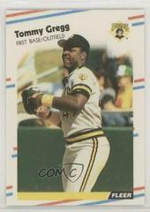 Tommy Gregg #U-113 Baseball Cards 1988 Fleer Update Glossy Prices