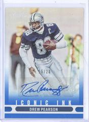 Drew Pearson [Blue] Football Cards 2022 Panini Absolute Iconic Ink Autographs Prices