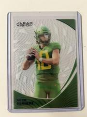 Justin Herbert [Purple] #25 Football Cards 2023 Panini Chronicles Draft Picks Clear Vision Prices